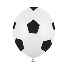 Latexballons Fu�ball - 30 cm, 6 St�ck