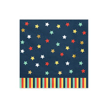 Servietten Sterne / Weltall � 33 � 33 cm � Marineblau � 12 St�ck