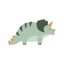 Servietten Form Triceratops / Dinosaurier - 18 � 10 cm, 12 St�ck