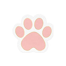 Servietten Form Katzenpfoten, 15,5 � 14,5 cm, 12 St�ck