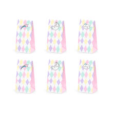 Geschenkt�ten aus Papier Einhorn � 8x18 cm - 6 St�ck