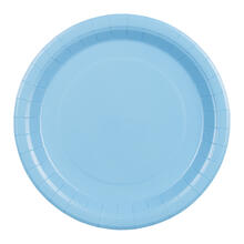 Pappteller - Hellblau, 23 cm, 6 St�ck