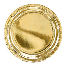 Pappteller Gold - 23 cm, 6 St�ck