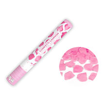 Konfettikanone mit k�nstlichen Rosenbl�ttern - Rosa, 40 cm