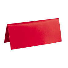 SALE Tischkarten, 3x7 cm, rot, 10 Stück
