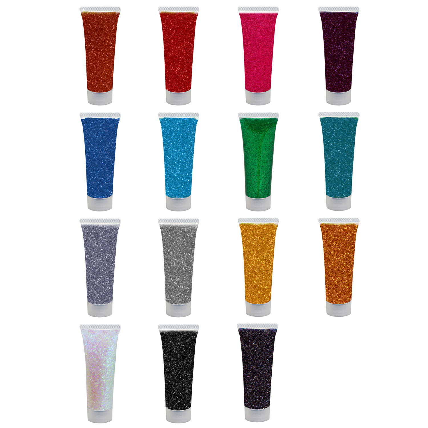 SALE EULENSPIEGEL Glitter-Gele, Tuben mit 18ml - Verschiedene Farben