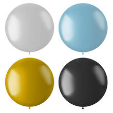 Latex-Luftballon XXL glänzend, 80cm, Riesenballon, Metallic-Ballon, verschiedene Farben