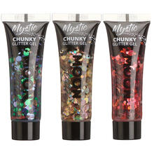 Moon Creations Glitzer-Schminkgel, grob, 12 ml - Verschiedene Themen / Farben