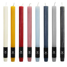 SALE Stabkerzen, raue Vintage-Oberfläche, durchgefärbt, ca. Höhe: 270mm, Ø 22mm - Verschiedene Farben