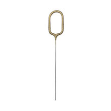 Wunderkerze Zahl 0 - 15 cm, Gold