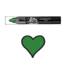 Paint It Easy Qualitäts-Schminke / Schminkstifte für Gesicht und Körper, Grün, 3,5g, für Kinder und Erwachsene