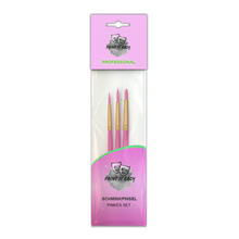 Paint It Easy Qualitäts-Schminkpinsel Pinkes Set, für Gesicht und Körper