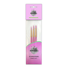 Paint It Easy Qualitts-Schminkpinsel Pinkes Set, fr Gesicht und Krper