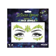 Glitzersteine frs Gesicht, Neon Intense Green, Grntne