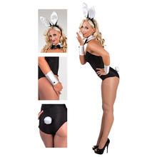 Bunny Set, 4-teilig, schwarz