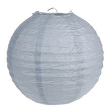 SALE Lampion L,  30 cm, grau, 2 Stck