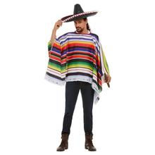 Poncho, Mehrfarbig