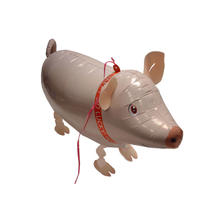 Folienballon Glücks-Schwein, Airwalker, 62 cm