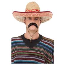 Sombrero Strohhut, Extra-gro mit Kordel