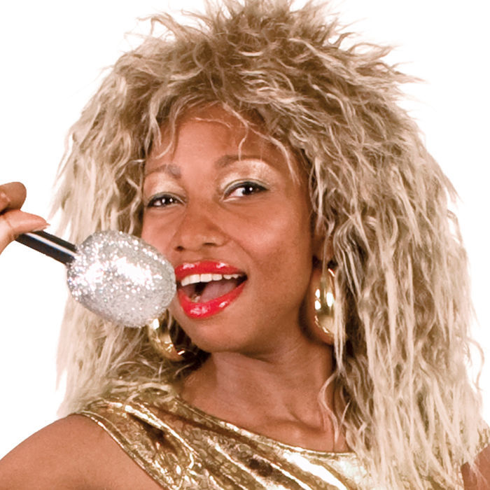 Tina Rock Perucke Strubbelig Musikerperucke Karnevalkostum Zubehor Rockstar Ebay