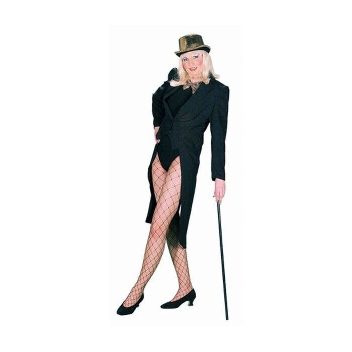 SATIN FRACK weiß Damen Kostüm Showgirl Karneval Fasching Show Tänzerin Theater 
