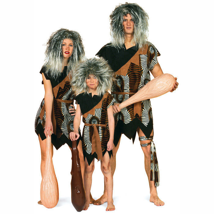 Kinder-Kostüm Neandertaler Steinzeitkostüm Urzeit Kinderkostüm